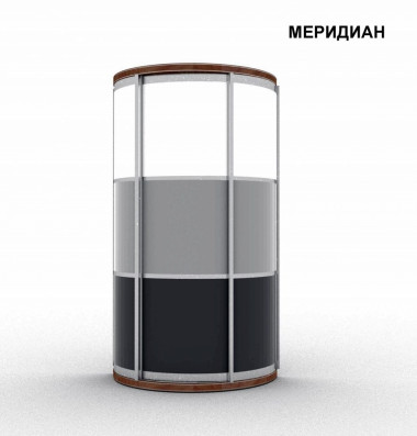 Радиусный шкаф-купе "МЕРИДИАН стандарт"  &mdash; Аэлита