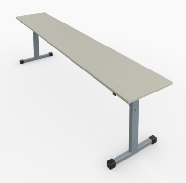 Скамья АЭЛИТА на металлическом каркасе 1200/1500/1800, ЛДСП &mdash; Аэлита