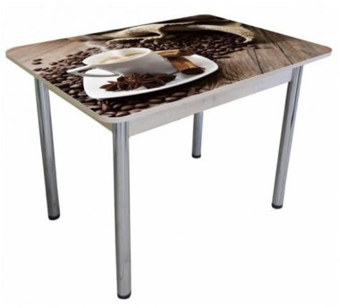 Стол раздвижной Д3 вставка с фотопечатью 1100*700 (1500) h750 &mdash; Аэлита