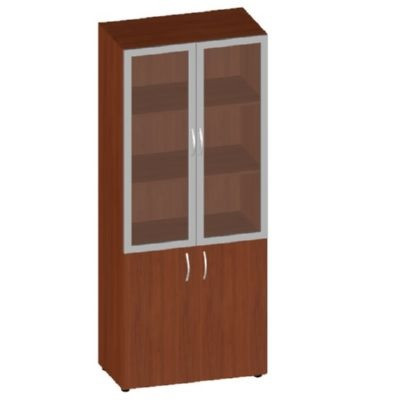 Шкаф высокий стекло в алюм. раме  800х450х1945