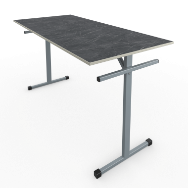 Стол обеденный АЭЛИТА 1200*600/700 под скамью, столешница МДФ 16мм &mdash; Аэлита