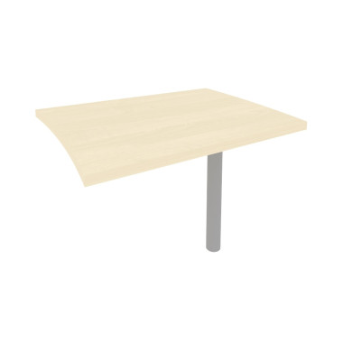 Брифинг-приставка для криволинейного стола First / Фёст 1000 &mdash; Аэлита