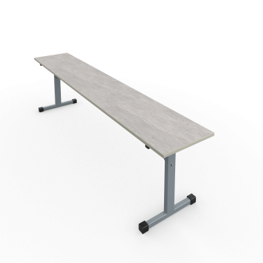 Скамья АЭЛИТА на металлическом каркасе, сидение МДФ 16мм  &mdash; Аэлита