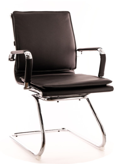 Конференц кресло Everprof Nerey(Нэрэй) CF экокожа черный &mdash; Аэлита