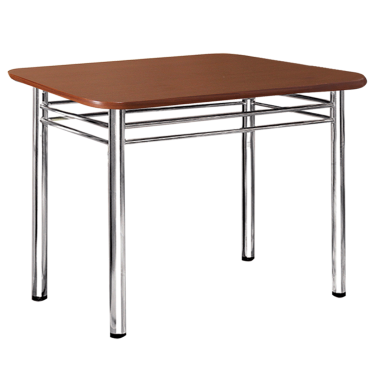 Стол "Трилогия" столешница пластик, хром &mdash; Аэлита