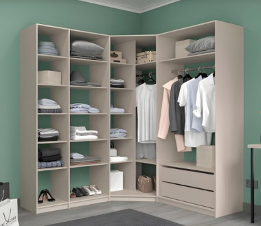 Угловая гардеробная 1952*1944, высота 2200 &mdash; Аэлита