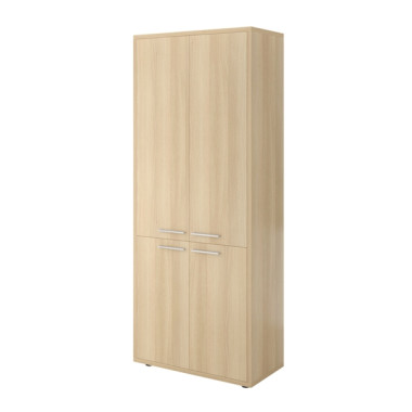 Шкаф ДБ39 Дублин высокий закрытый 4 двери 800х400х1980(ДБ24+ДБ27*2+ДБ28*2) &mdash; Аэлита